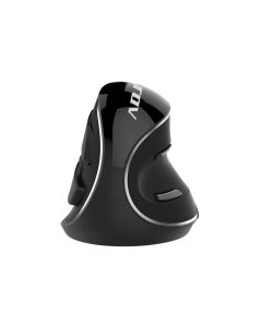 ADJ Mouse Verticale ergonomico Wireless Shark design antiscivolo con rivestimento in gomma. Design con poggia polso removibile, per ridurre il dolore alla mano e al polso. Mini ricevitore USB . Colore Nero - 510-00044