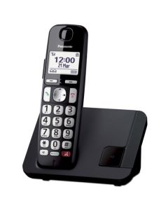 PANASONIC CORDLESS Black CON VIVAVOCE - KX-TGE250JTB 