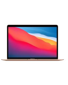 Apple MacBook Air: Apple M1 chip with 8-core CPU and 7-core GPU, 256GB - Gold- MGND3T/A 