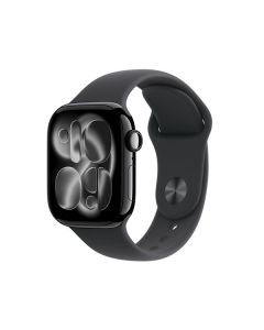 Apple Watch Series 11 GPS 42 mm in alluminio con Cinturino Sport nero - S/M  - MEQT4QL/A 