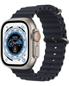 Apple Watch Ultra 49mm GPS + Cellular (Titanium Case, Ocean Band) - Midnight - EUROPA [NO-BRAND]