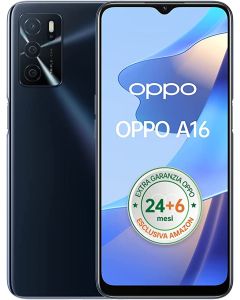OPPO A16 3GB/32GB DUAL SIM CRYSTAL BLACK