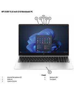 HP Notebook 255R G10 8GB/512GB Grafite - D76CPAT