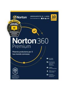 NortonLifeLock Norton 360 Premium 75GB IT 1 User 10 Device 1 Anno/i GENERIC RSP MM GUM - 21429125