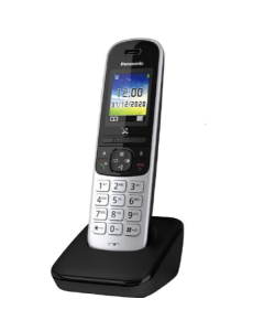 PANASONIC CORDLESS SILVER VIVAVOCE  - KX-TGH710JTS 