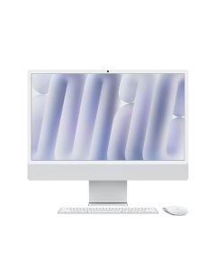 APPLE PC All In One - iMac da 24 pollici con display Retina 4.5K: chip Apple M4 16GB, SSD da 512GB - Argento - MWUV3T/A 