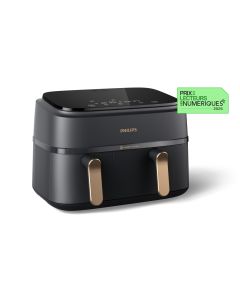 Philips 3000 series Airfryer con doppio cestello, friggitrice ad aria da 9.0L, 8 programmi - NA352/00