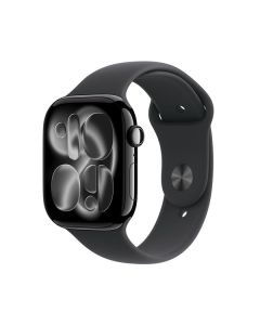 Apple Watch Series 11 GPS + Cel 46 mm in allum Cint Sport nero S/M - MFC24QL/A