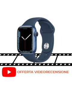 Apple Watch Series 7 (2021) 41mm Blue Aluminium Case with Blue Sport Band - Abyss Blue -  EUROPA [NO-BRAND] - APERTO PER VIDEORECENSIONE