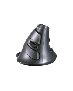 Mouse wireless Shark ADJ MW618 - Orientamento verticale - Tecnologia Laser - Risoluzione da 800 a 3200 DPI - Colore Nero/Grigio - 510-00018