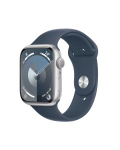Apple Watch Series 9 GPS Cassa 45mm in Alluminio Cinturino Sport Blu - M/L - MR9E3QL/A