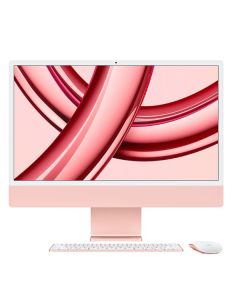 APPLE PC All In One - iMac 24" con display Retina 4,5K: Chip Apple M3 con CPU 8-core e GPU 8-core, 256GB SSD Rosa - MQRD3T/A 