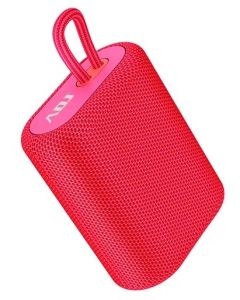 ADJ Speaker Bluetooth portatile Jump con porta di ricarica Type-C e Bluetooth 5.2 con connessione stabile fino a 10m. Batteria al Litio 1200mAh. Supporta TF Card fino a 32 Gb. Struttura in tessuto e ABS di colore rosso - 760-00021