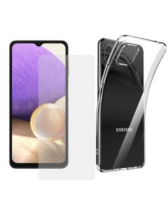 Kit Protezione - Cover + Pellicola in vetro per SAMSUNG GALAXY A22