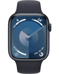 Apple Watch Series 9 (2023) 45mm Aluminium with Sport Band M/L - Midnight - EUROPA [NO-BRAND]