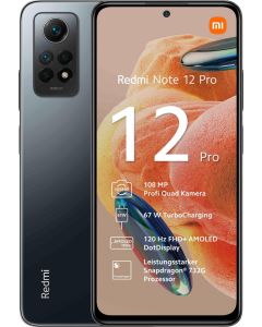 Xiaomi Redmi Note 12 Pro 4G LTE Dual Sim 8GB / 256GB - Grey - EUROPA [NO-BRAND]