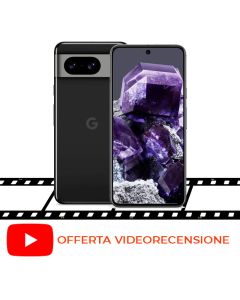 Google Pixel 8 5G Dual Sim 128GB - Obsidian Black - EUROPA [NO-BRAND] - APERTO PER VIDEORECENSIONE