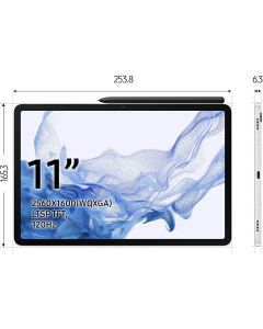 Samsung Galaxy Tab S8 128GB WIFI X700 - Silver - EUROPA [NO-BRAND]