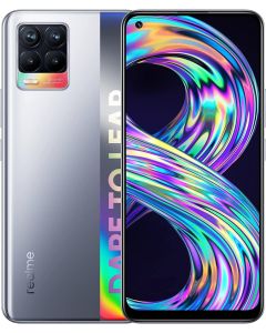 Realme 8 Dual Sim 128GB [6GB RAM] - Silver - EUROPA [NO-BRAND]