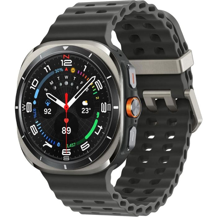 Samsung Galaxy Watch Ultra 47mm 4G LTE L705 Titanium Silver Black Band EUROPA Tecnosell