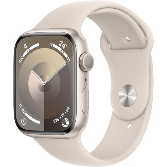 Apple Watch Series 9 2023 45mm Aluminium with Sport Band S M Starlight EUROPA Tecnosell