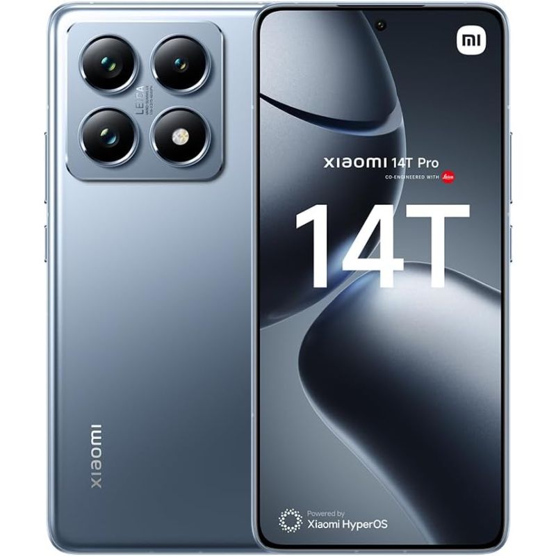 Xiaomi 14T Pro 5G Dual Sim 12GB / 512GB - Titan Blue - EUROPA | Tecnosell
